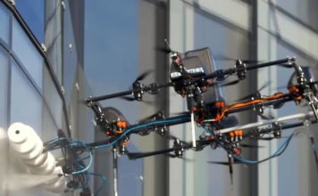 This Window-Washing Drone Washes 20Times Faster Than Human Cleaners